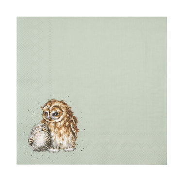 Wrendale Designs 'Owl Together' Owl Lunch Napkin| Online For Equine