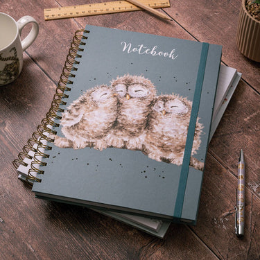 Wrendale Designs 'Owlets' Owl A4 Notebook| Online For Equine