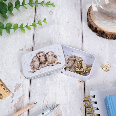 Wrendale Designs 'Owlets' Owl Mini Tin| Online For Equine