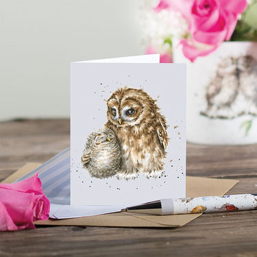 Wrendale Designs 'Owlways By Your Side' Owl Mini Card| Online For Equine