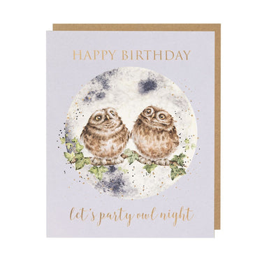 Wrendale Designs 'Party Owl Night' Owl Birthday Card| Online For Equine