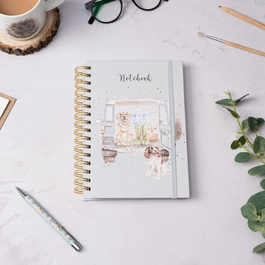 Wrendale Designs 'Paws For A Picnic' Labrador & Spaniel Notebook| Online For Equine