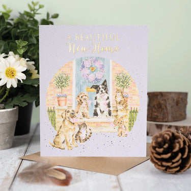 Wrendale Designs 'Pawsome New Home' Dog And Cat New Home Card| Online For Equine