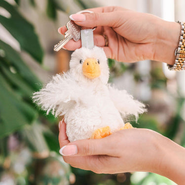 Wrendale Designs 'Pearl' Goose Plush Keyring| Online For Equine