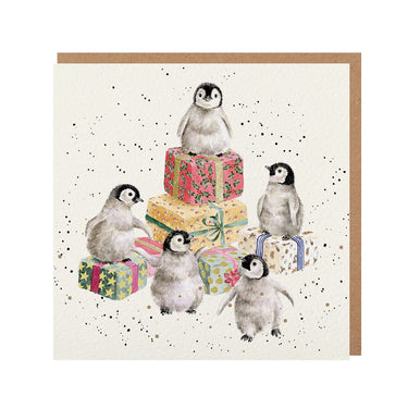 Wrendale Designs 'Penguin Pandimodium' Penguin Christmas Card| Online For Equine