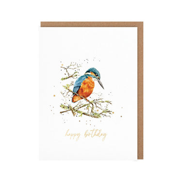 Wrendale Designs 'Pond Dipping' Kingfisher Birthday Little Sentiment Card| Online For Equine