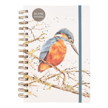 Wrendale Designs 'Pond Dipping' Kingfisher Blank Notebook| Online For Equine