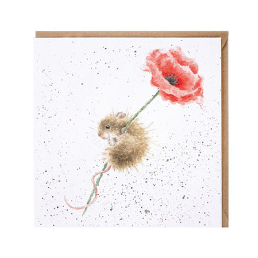 Wrendale Designs 'Poppy' Mouse Card| Online For Equine
