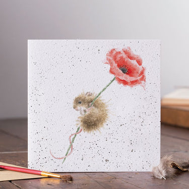 Wrendale Designs 'Poppy' Mouse Card| Online For Equine