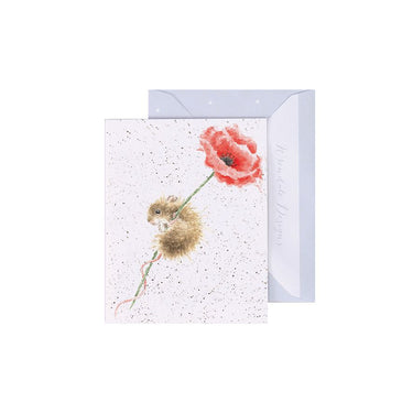 Wrendale Designs 'Poppy' Mouse Mini Card| Online For Equine