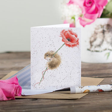 Wrendale Designs 'Poppy' Mouse Mini Card| Online For Equine