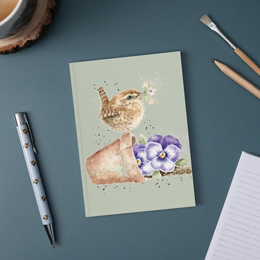 Wrendale Designs 'Pottering About' Wren A6 Notebook| Online For Equine