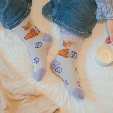 Wrendale Designs 'Pottering About' Wren Socks| Online For Equine