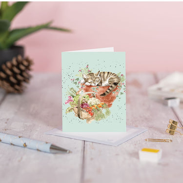 Wrendale Designs 'Purrrfect Day' Cat Mini Card| Online For Equine