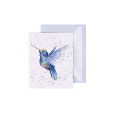 Wrendale Designs 'Rainbow' Hummingbird Mini Card| Online For Equine