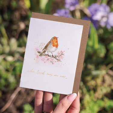 Wrendale Designs 'Robin'S Rest' Robin Loved Ones Little Sentiment Card| Online For Equine