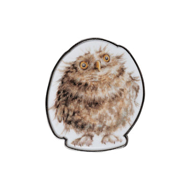 Wrendale Designs 'Round Owl' Owl Pin Badge| Online For Equine