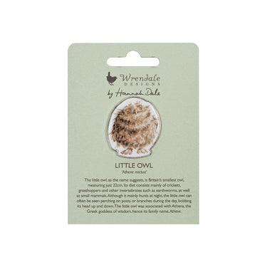 Wrendale Designs 'Round Owl' Owl Pin Badge| Online For Equine
