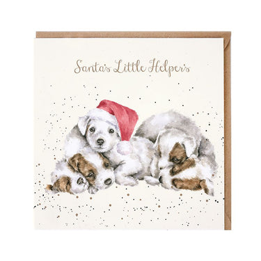 Wrendale Designs 'Santas Little Helpers' Dog Christmas Card| Online For Equine