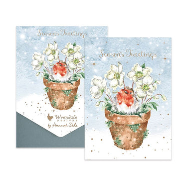 Wrendale Designs 'Season'S Tweetings' Robin Christmas Card Pack| Online For Equine