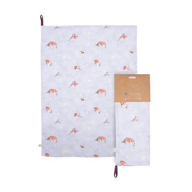Wrendale Designs 'Season'S Tweetings' Robin Tea Towel| Online For Equine