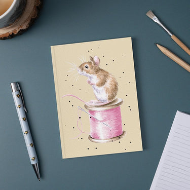 Wrendale Designs 'Sew It Begins' Mouse A6 Notebook| Online For Equine
