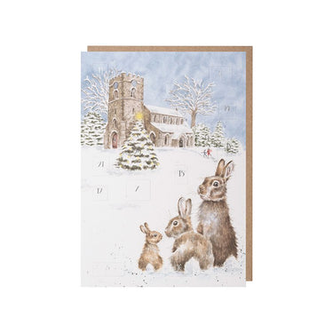 Wrendale Designs 'Silent Night' Rabbit Advent Calendar Card| Online For Equine