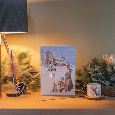 Wrendale Designs 'Silent Night' Rabbit Advent Calendar Card| Online For Equine
