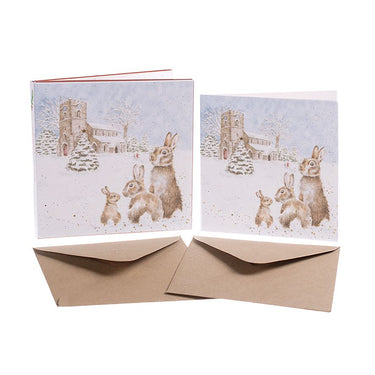 Wrendale Designs 'Silent Night' Rabbit Christmas Card Box Set| Online For Equine