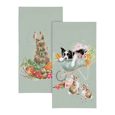 Wrendale Designs 'Sleeping On The Job' Border Collie And Rabbit Pocket Tissues| Online For Equine