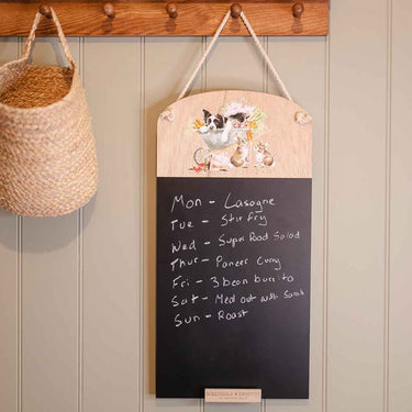 Wrendale Designs 'Sleeping On The Job' Border Collie Chalkboard| Online For Equine