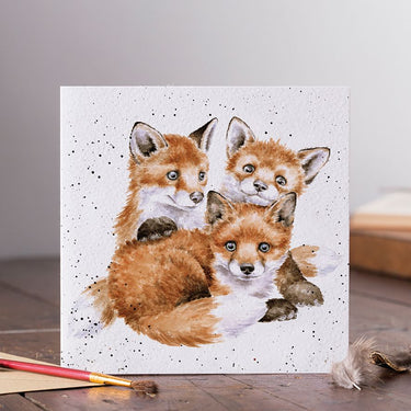 Wrendale Designs 'Snug As A Cub' Fox Card| Online For Equine