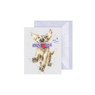 Wrendale Designs 'Special Delivery' Golden Retriever Mini Card| Online For Equine