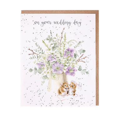 Wrendale Designs 'Squeak-Hearts' Mouse Wedding Card| Online For Equine