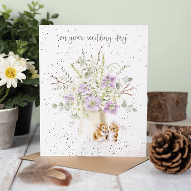 Wrendale Designs 'Squeak-Hearts' Mouse Wedding Card| Online For Equine