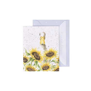 Wrendale Designs 'Sunshine' Duck Mini Card| Online For Equine