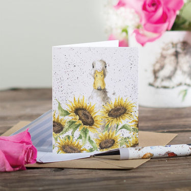 Wrendale Designs 'Sunshine' Duck Mini Card| Online For Equine