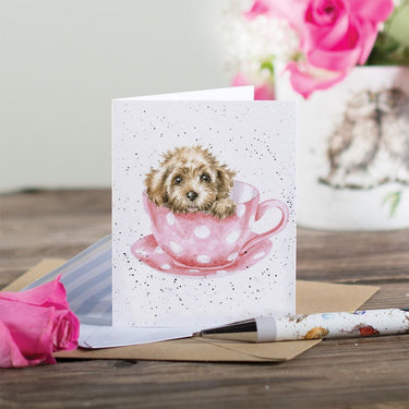 Wrendale Designs 'Teacup Pup' Dog Mini Card| Online For Equine