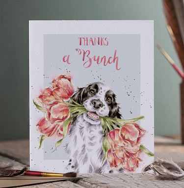 Wrendale Designs 'Thanks A Bunch' Thank You Card| Online For Equine