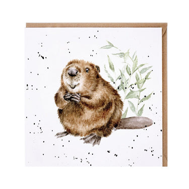 Wrendale Designs 'The Arborist' Beaver Card| Online For Equine