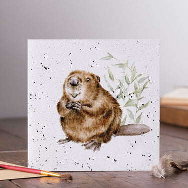 Wrendale Designs 'The Arborist' Beaver Card| Online For Equine