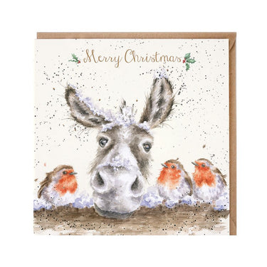 Wrendale Designs 'The Christmas Donkey' Donkey Christmas Card| Online For Equine