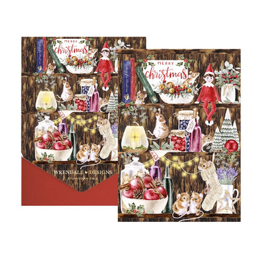 Wrendale Designs 'The Christmas Pantry' Mouse Christmas Card Pack| Online For Equine