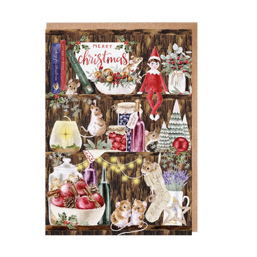 Wrendale Designs 'The Christmas Pantry' Mouse Christmas Card Pack| Online For Equine