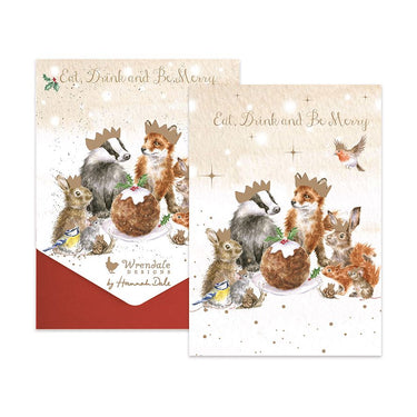 Wrendale Designs 'The Christmas Party' Woodland Animal Christmas Card Pack| Online For Equine