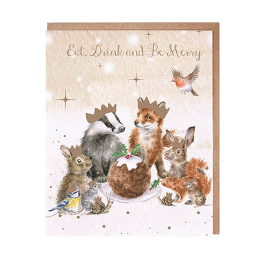 Wrendale Designs 'The Christmas Party' Woodland Animal Christmas Card Pack| Online For Equine