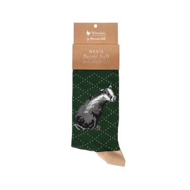 Wrendale Designs 'The Country Gent' Badger Men'S Socks| Online For Equine