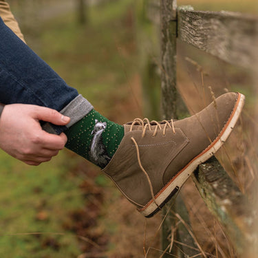 Wrendale Designs 'The Country Gent' Badger Men'S Socks| Online For Equine