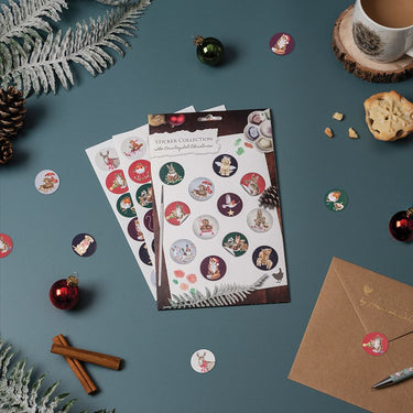Wrendale Designs 'The Country Set Christmas' Country Animal Stickers| Online For Equine