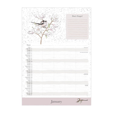 Wrendale Designs 'The Country Set' Family Calendar 2027| Online For Equine
